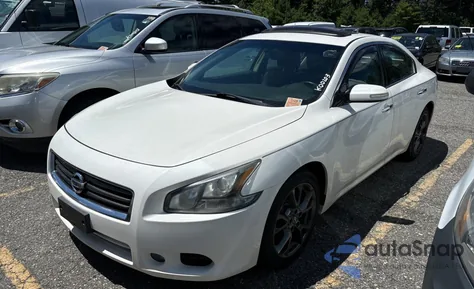 2012 Nissan Maxima S z USA, uszkodzony, nr VIN 1N4AA5APXCC852553
